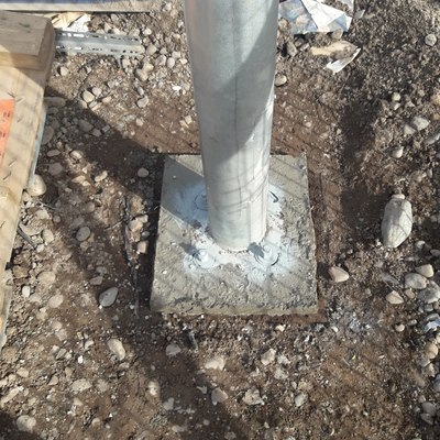 Fundacion para poste