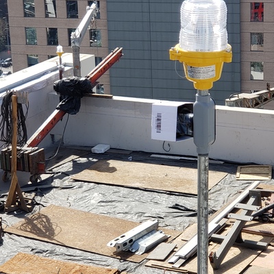 Baliza con fotocelda