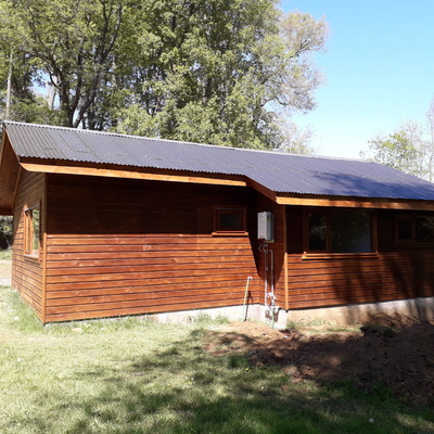 Cabaña en alta montaña