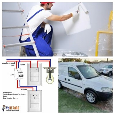 Eléctrico, pintores, viajes y mudanzas.