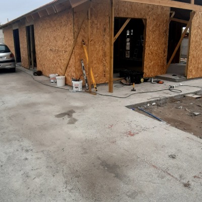 Casa madera impregnada