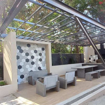 Quincho, pergola y terraza