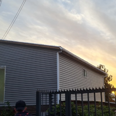Fachada con siding