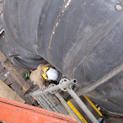 Soldaduras de estanques