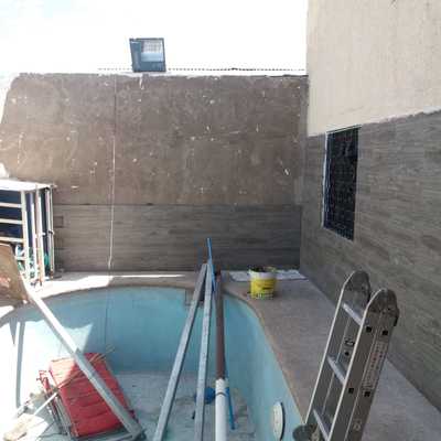 Remodelación patio y piscina