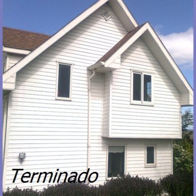 Lavado de fachada y pintura de aleros