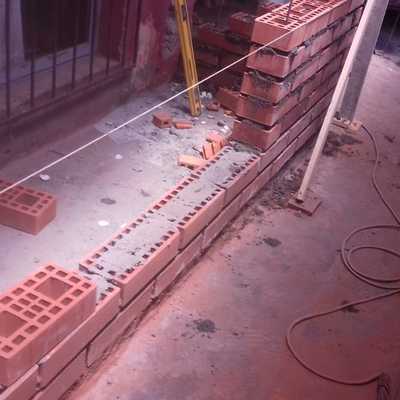 Trabajo en albañilería