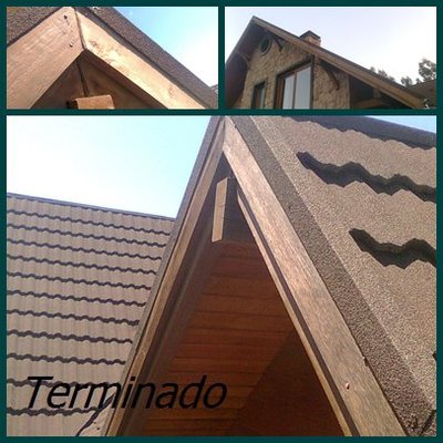 Reparación y teñido de aleros