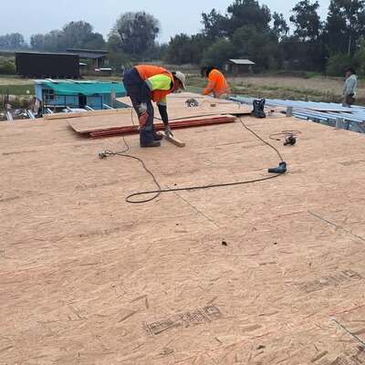 trabajos en instalación de techumbre