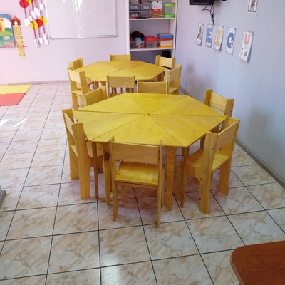 Mesas para jardín infantil