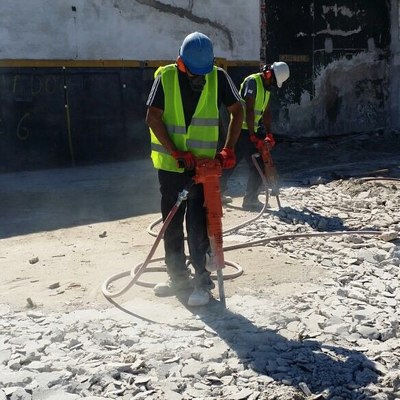 Demolicion de radier