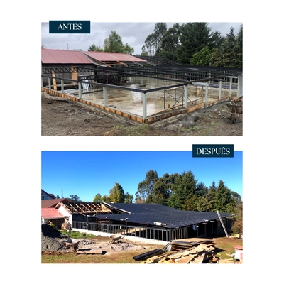 Montaje armado de Galpón Llanquihue