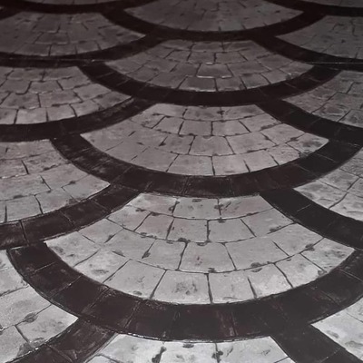 Hormigón estampados