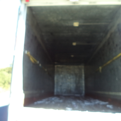 Camión de mudanza interior