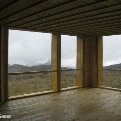 Construcción cabaña