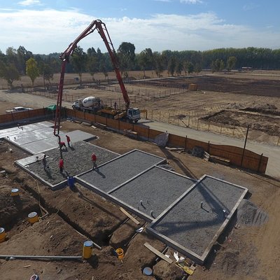 radier con hormigon 3d e idrofugo