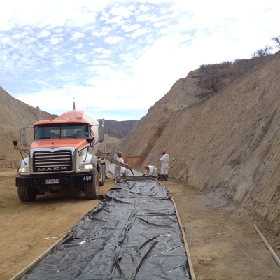 Construcción senderos las viscachaz