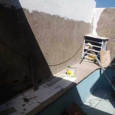 Remodelación de patio pared y piscina