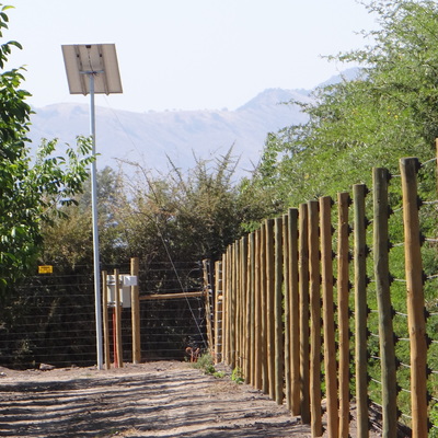 Cerco electrico con alimentacion solar