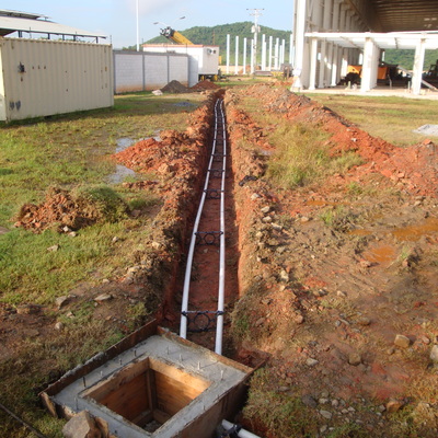 Bancada de Tuberia para Cablueado de Fibra Optica