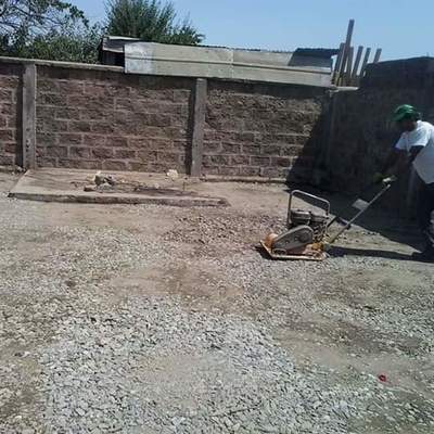 Compactación y nivelación de terreno