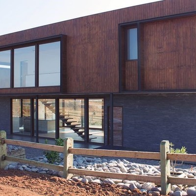 Vista principal casa algarrobo