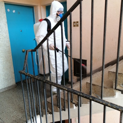 sanitizacion espacios comunes