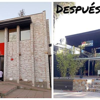 Antes y despues restaurante FUKAI