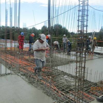 Hormigonados edificio Los Colonos