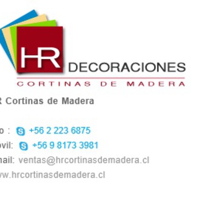 HR Cortinas de Madera