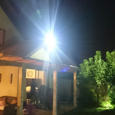 Iluminacion patio 300m2
