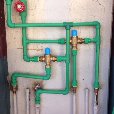 Conexión de valvulas 