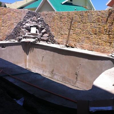 Piscina cascada