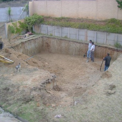 Excavación piscina