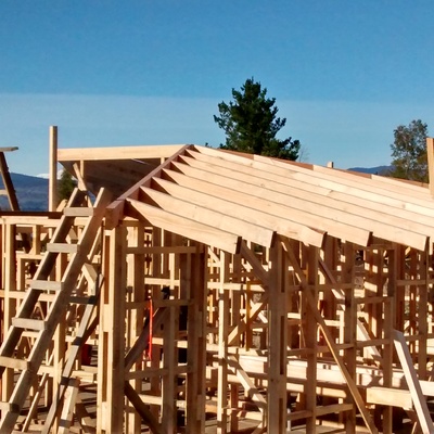 Proyecto Obra gruesa y terminaciones en madera