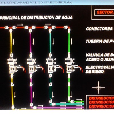 proyecto sistema de riego residencial.