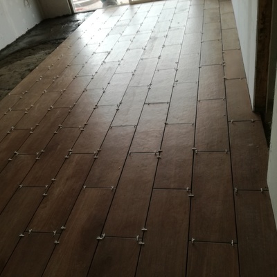 Terminando la casa de un cliente ruso