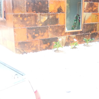 Revestimiento de planchas de fierro