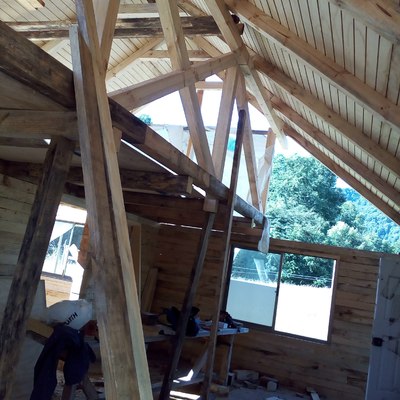 Detalles finales techumbre vivienda segunda