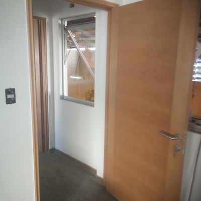 Remodelación de oficina en proceso
