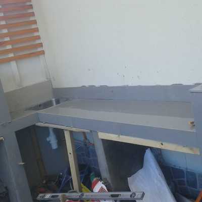 quincho revestido con porcelanato