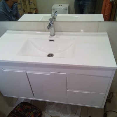 Instalación de lavamanos