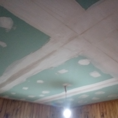 Huincha yeso y pasta cielo raso