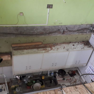 Remodelacin cocina (infectada con termitas)