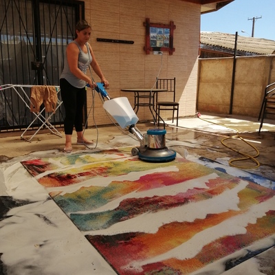 Lavado alfombra.
