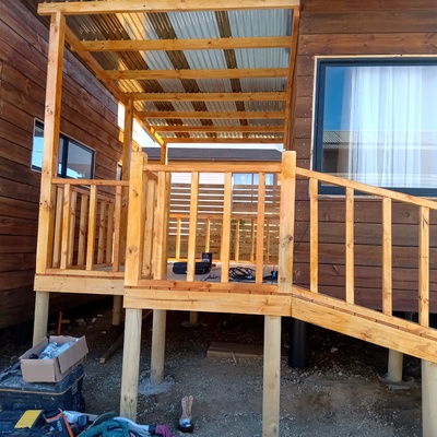 Terrazas de las cabañas