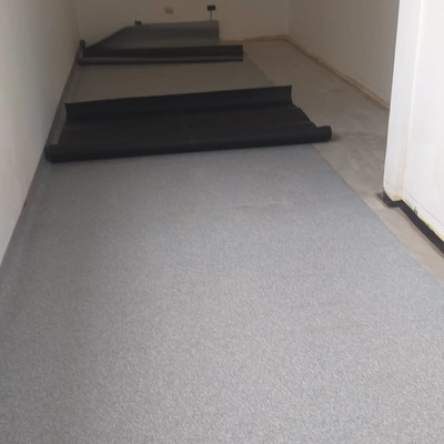 Colocación de los rollos