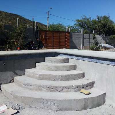 Construcción piscina Hacienda San isidro