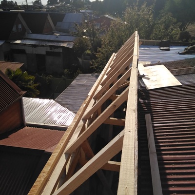 Estructura techumbre.