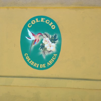 Mural colegio colibri